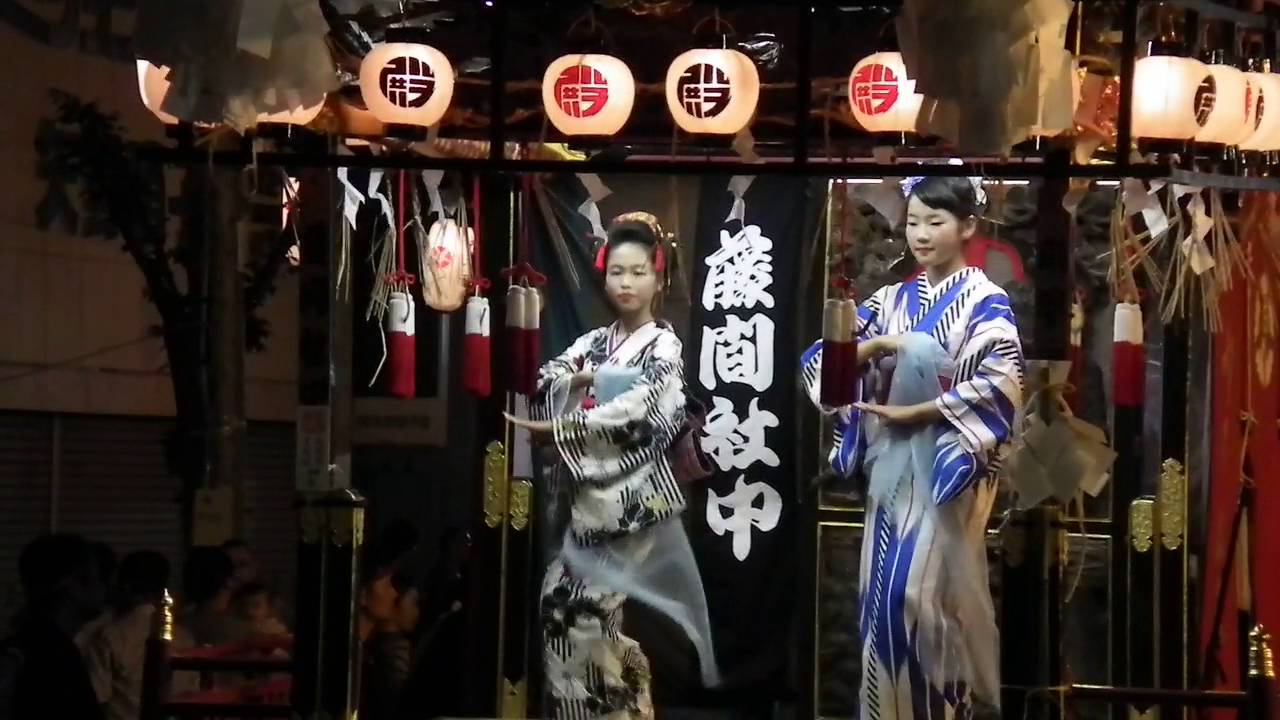 20160723中津祇園朝車 　祇園車競演　上祗園　殿町踊車　その１