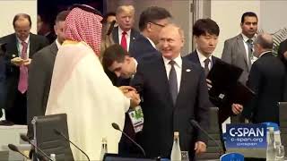 Приветсвие В.В.Путина и принца Саудовской Аравии