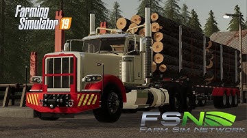 Truck Load of Wood Sold! FSN Logging Edition Farming Simulator 19