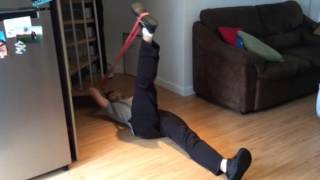 Straight leg pull down