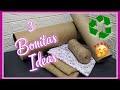 ♻️ 3 IDEAS con TUBOS de CARTON - 😃MANUALIDADES con TUBOS DE CARTON GRUESO