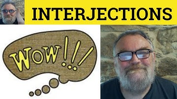 🔵 !!! Interjections Meaning - Interjections Definition - Interjections Examples - ESL RP Accent