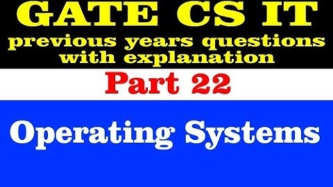 #22 GATE previoud years