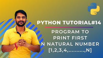 Print First N Natural Number - In Hindi