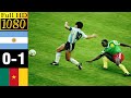 Argentina 0 1 Cameroon World Cup 1990 Full Highlight 1080p HD Maradona 