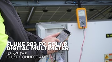 ☀️ Wireless Measurement Monitoring with Fluke Connect on the Fluke 283 FC Solar Digital Multimeter