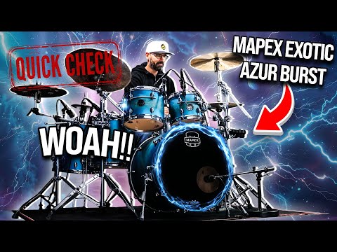 Mapex Saturn Exotic Azure Burst - 5-Minute Quick Check!
