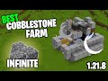 EASIEST COBBLESTONE BLOCKS FARM EVER! Minecraft 1.21.8 JAVA