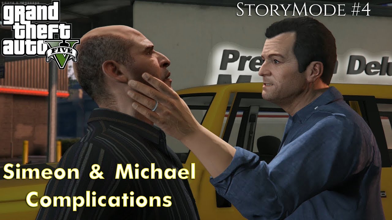 Gta 5 Michael Beats Up Simeon