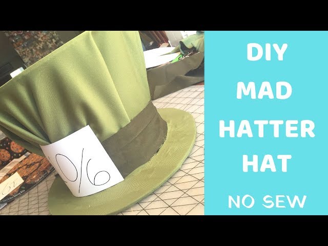 Make this DIY Mad Hatter Tea Party Hat Tutorial - De Su Mama