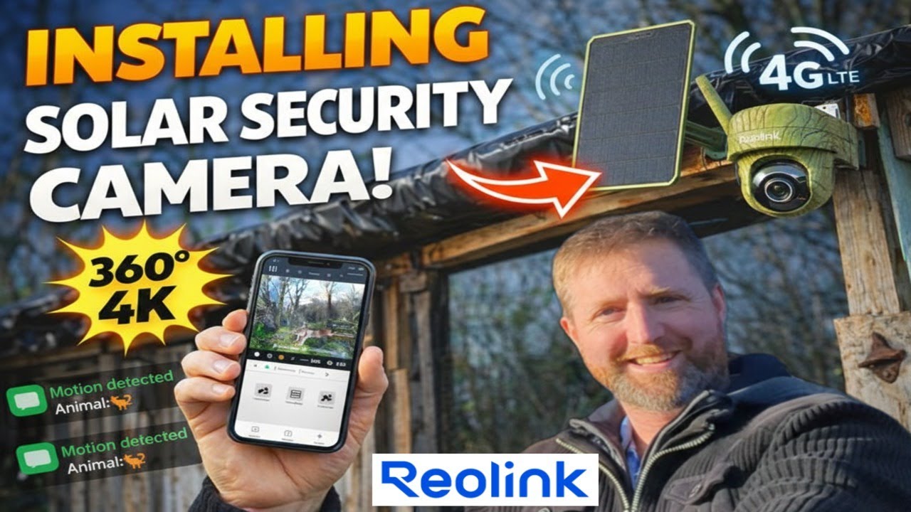 How to Install Reolink Outdoor, Solar, Security Camera. Is this the perfect Camera for your plot?