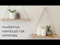 rak dinding minimalis janda || minimalist wall shelf pine wood