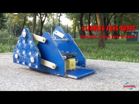 How to Make Climbing Frog Robot | Simple Walking Robot | JAHIRUL