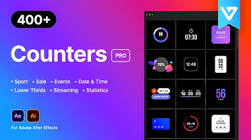 Timer & Number Counters Pack - After Effects Template
