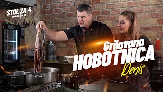 🐙 Hobotnica na žaru, burrata i crumble od jabuka – večera za pamćenje! 🍎✨