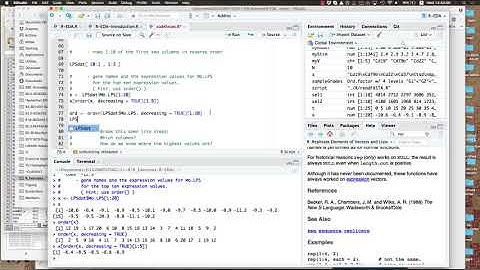 Exploratory Analysis of Biological Data using R Session 3