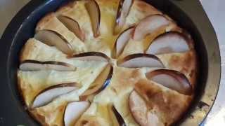 Творожная запеканка с яблоками. Творожная запеканка с яблоками.
