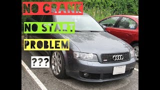 2004 AUDI A4 won't start issue.....one click....fixed!