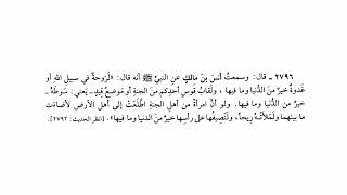 حديث ولو أن امرأة من أهل الجنة اطلعت إلى أهل الأرض لأضاءت ما بينهما | صحيح البخاري