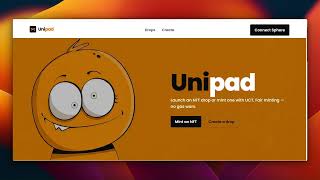 Unipad NFT Launchpad screenshot 3