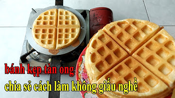 chia sẻ cách làm bánh kẹp tàn ong tận tâm không giấu nghề #songnuocmientay
