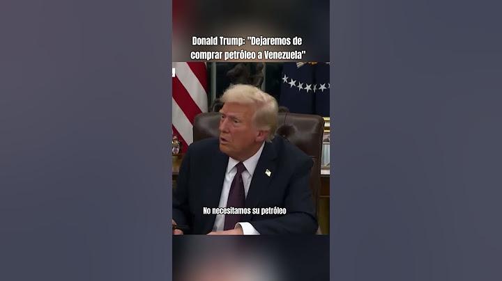 Trump lanza primer GOLPE A MADURO: "Dejaremos de comprar petróleo a Venezuela"