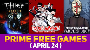 Prime Gaming April 2025 FREE Games: Thief Gold, Troublemaker & More! #primegaming #freegames