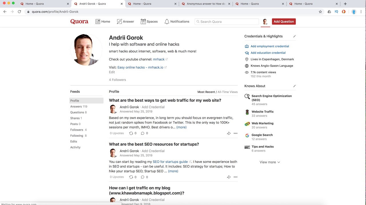 How To Change Quora Profile Picture