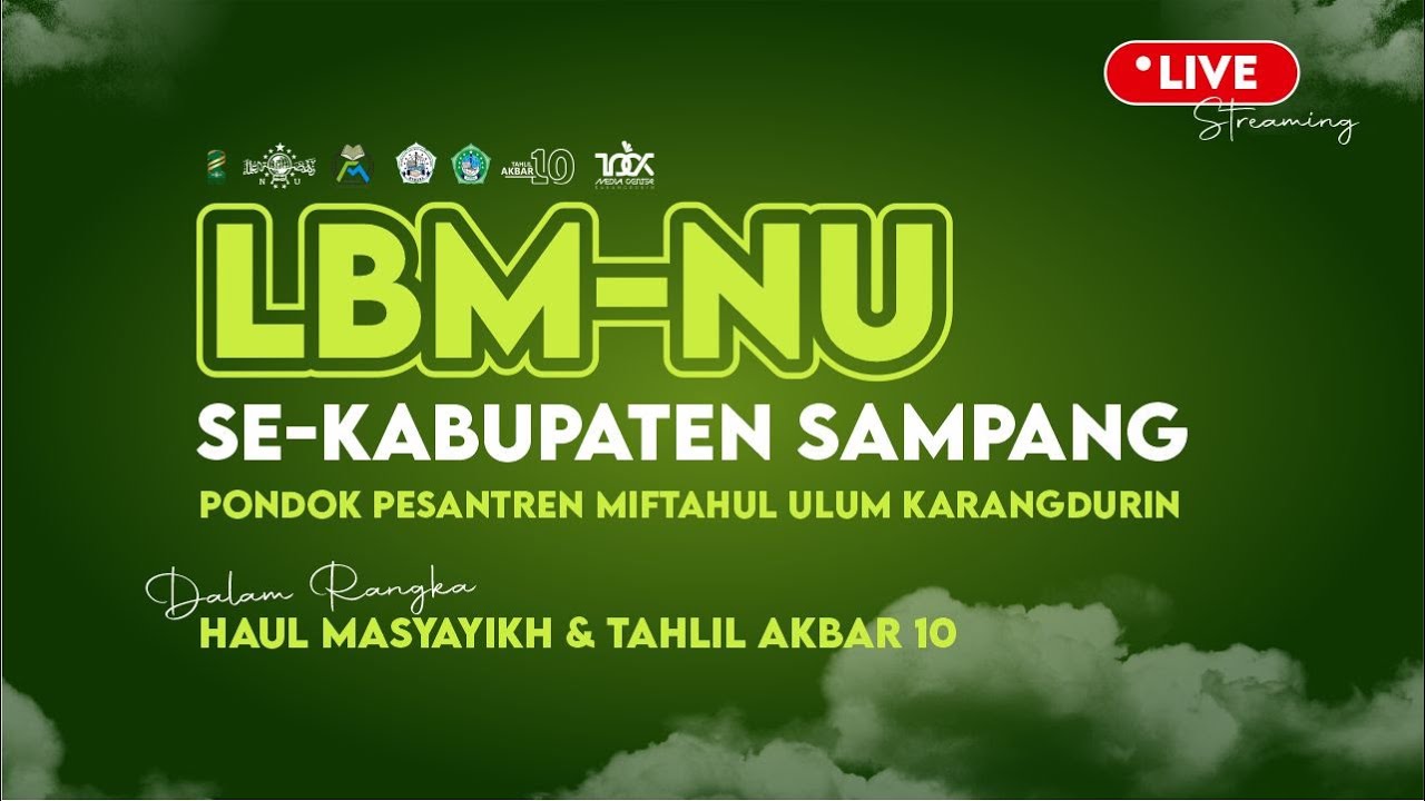 LIVE STREAMING FORUM BAHTSUL MASAIL MWC-NU