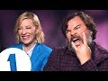 "You fell in a gopher hole!": Cate Blanchett & Jack Black answer stupid questions