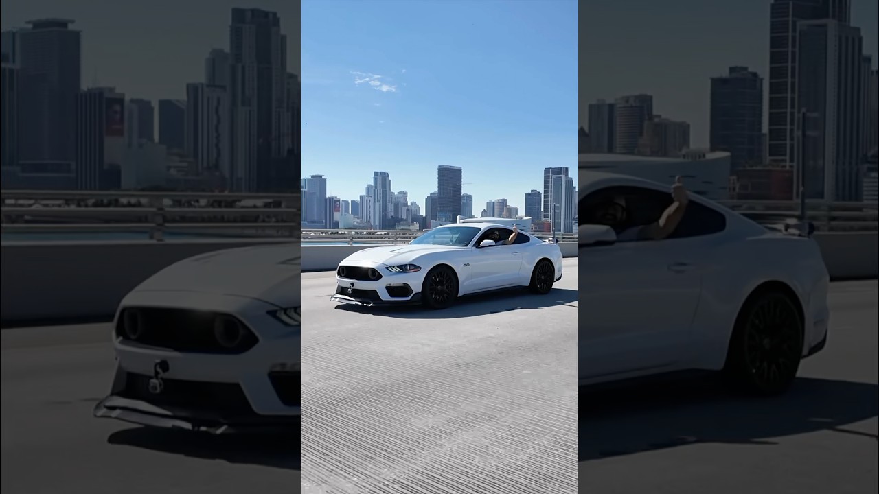 INSANELY LOUD Mustang GT in the city!