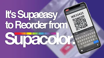 How Easy It Is To Reorder Supacolor!