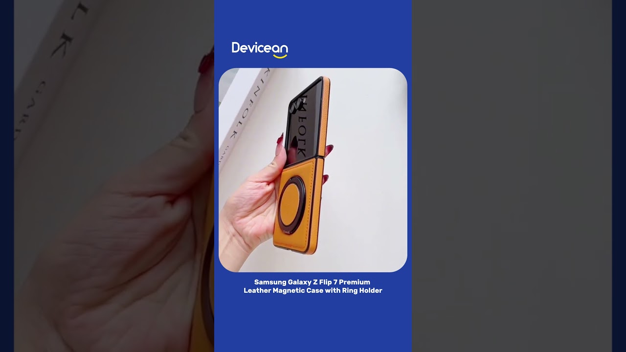 Samsung Galaxy Z Flip 7 deserves premium protection — meet the ultimate leather case.