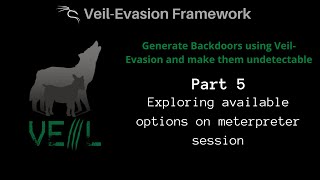 Veil-Evasion Framework | Part 5 - Exploring Meterpreter options in Metasploit