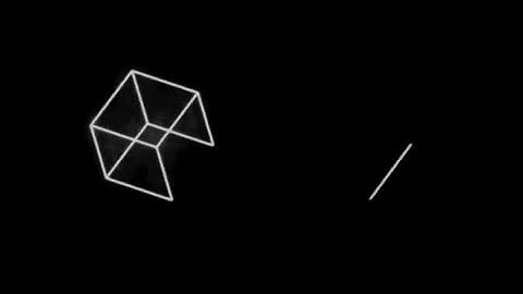 Manfred Mohr, Complementary Cubes, 1973-1974