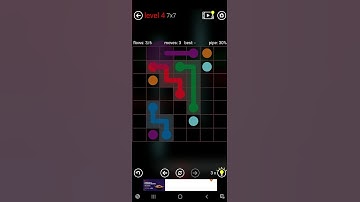 Flow Free 7x7 Level 4 #flowfree #level4 #8x8 #6x6 #7x7 #8x8 #mania #9x9 #10x10