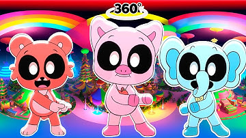 Smiling Critters POKEDANCE in 360 VR Finding Challenge | Poppy playtime 3