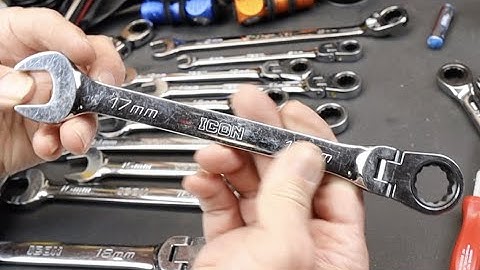 Icon 12-piece Ratcheting Flex-head Metric Combination Wrench Set. Taiwan quality.  Solid performance