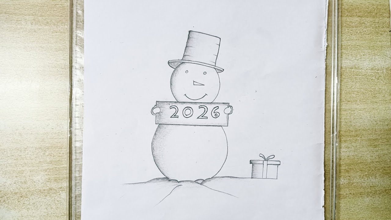 New year drawing for biggeners 