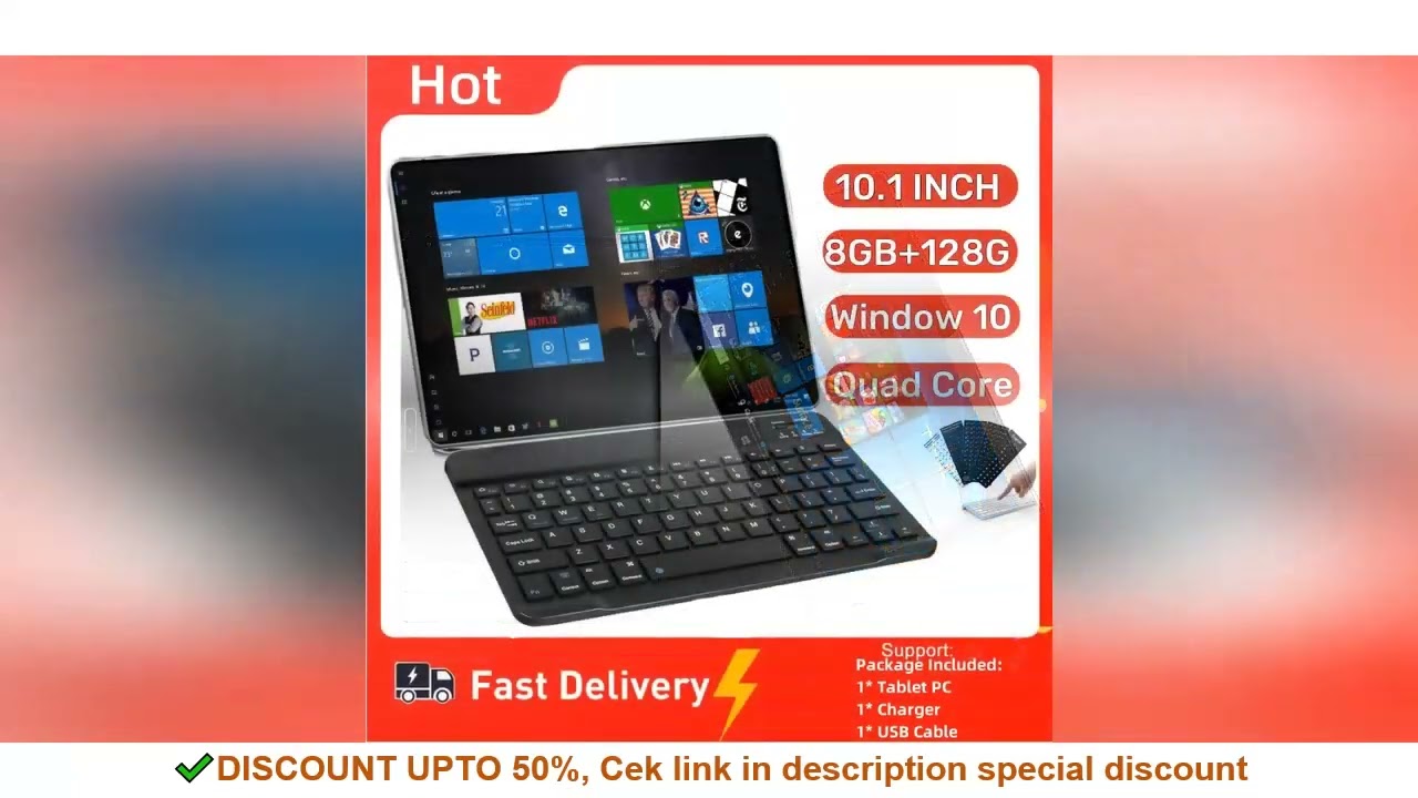 Top Sales AR10 Windows 10 Tablet PC 10 INCH 8GB RAM 128GB ROM x5-Z8300 CPU 64-Bit QuadÂ Core 1920 x