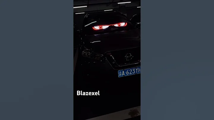 Devil eyes led panel for car|Blazexel#carlights #leddisplay #ledscreens #trucklights #devileyes #car