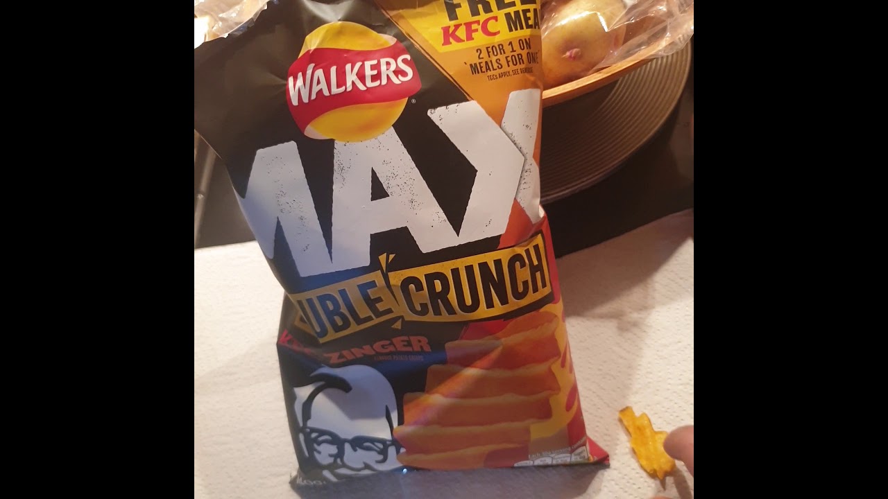 kfc zinger flavour max crisps  first try  my opinion