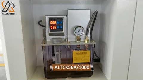 Slant bed and linear guide way CNC lathe inspection