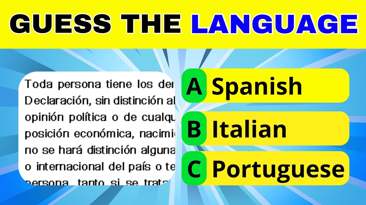 Guess The Language by Text‼️[Hard Level]