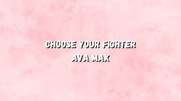 Ava Max - Choose Your Fighter (From BARBIE: The Album) |  Lyric Video