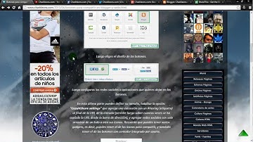 Tutorial Blogger 21 [Agregar botones y/o barras para compartir] - Charkleons.com