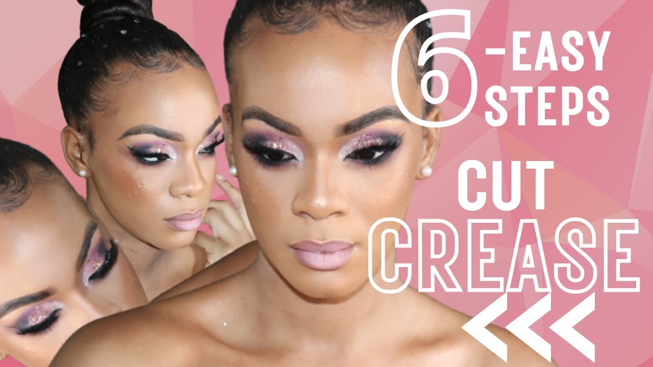 🔪How to create the perfect glitter cut crease look in 6 steps🔪 Glitter Cut Crease Makeup Tutorial