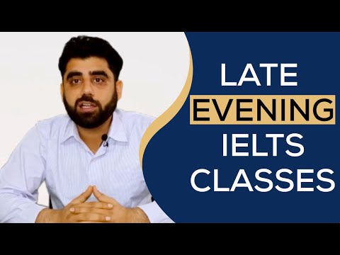 LATE EVENING IELTS CLASSES / GRASP ACADEMY / ARJUN SHARMA /