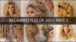 All hairstyle tutorials by Andreeva Nata 2023 Part 3