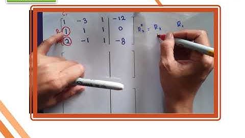 4.4 System of Linear Equations : Gauss - Jordan Elimination Method (Part I)